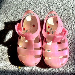 Two pairs of jelly sandals